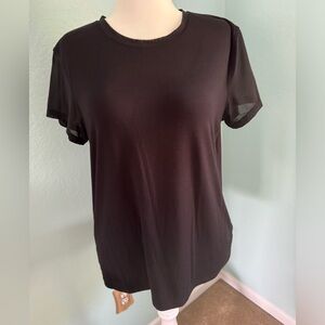 Athleta sheer sleeve t-shirt